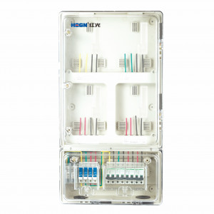 PXD2 单相四表位预付费表箱(上下结构)